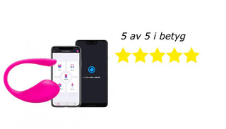 lovense lush 3 och 5 av 5 stjärnor betyg
