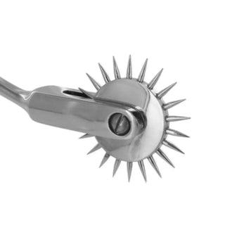 Wartenberg-hjul i metall med roterande piggar för sensorisk stimulering