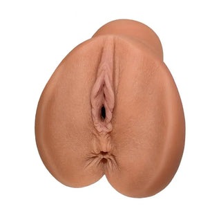Realistisk Lösvagina med vagina och analöppning i hudliknande material