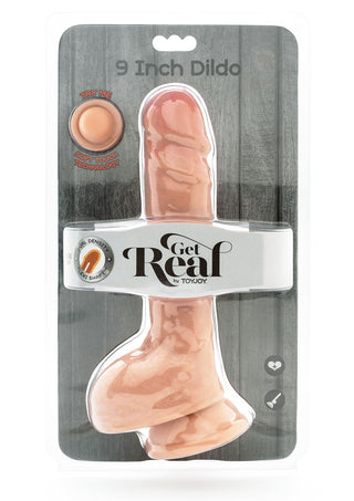Dual Density Dildo 23 cm har mjuk dubbeldensitetsteknik och levereras under etiketten Get Real by ToyJoy.