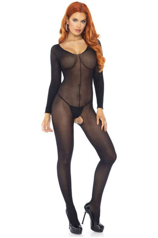 Svart Bodystocking Nylon