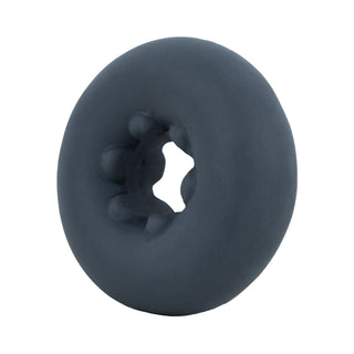 Black Boners Buffer Rings 3-pack ring av texturerat material, visas upprätt på en vit bakgrund.