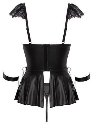 Cottelli Bondage Babydoll med Manschetter