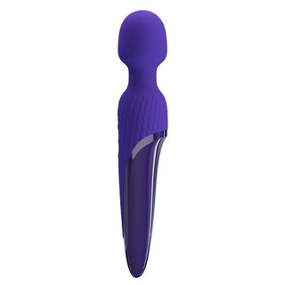 PrettyLove Anthony Wand är en lila handhållen massageapparat med ett rundat huvud, texturerat grepp och flera vibrationslägen för anpassningsbar komfort.