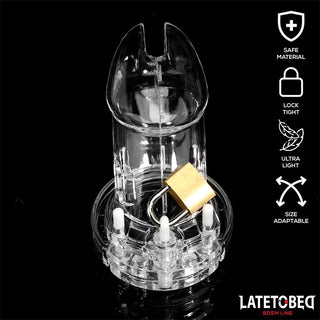 LateToBed Transparent Penisbur Lång