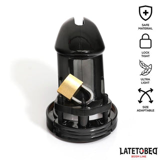 Svart Kyskhetsbur Penis Lång