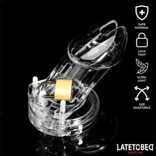 LateToBed Transparent Penisbur Lång