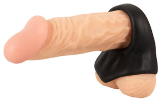 Erecto Cock Ring Ball Stretcher har en stor, slät flytande silikonkonstruktion för en bekväm upplevelse.
