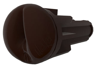 Mörkbrun Fleshlight Nicole Kitt Purrrrrfection, skruvformad, med en strukturerad yta av Superskin.