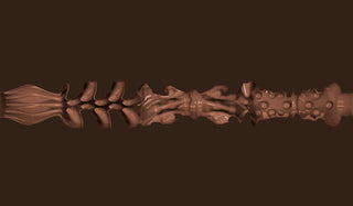 Brown Fleshlight Nicole Kitt Purrrrrfection, med organiska och geometriska texturer, tillverkad av det verklighetstrogna Superskin-materialet.