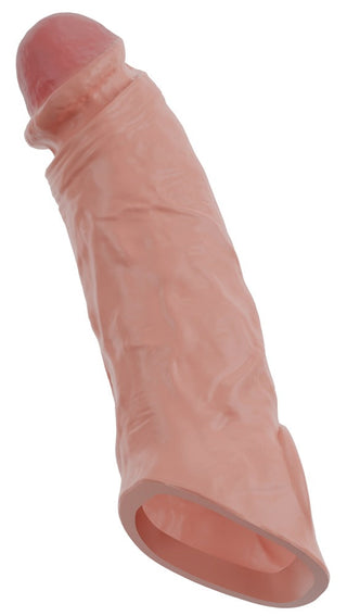 Vibro Sleeve med Ballring är en stor leksak med ett förlängt rör som är utformat för penisförlängning, vilket ger både kul och ökad njutning.