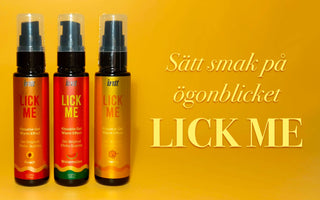 Lick Me kyssbar gel – värmande effekt med smak av persika, vattenmelon och honung