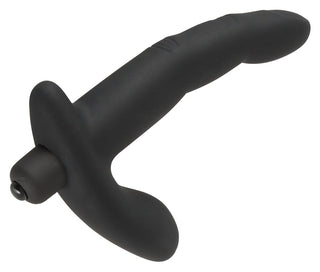 Denna eleganta svarta ergonomiska 13 cm Prostata / G-punkt Vibrator har en böjd form och ett strukturerat grepp, vilket gör den perfekt för personligt bruk.