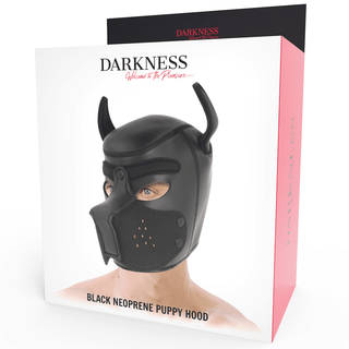 Upplev charmen med vår hundmask i neopren, med slående horn och exakta ögon- och munhål för ultimat komfort. Perfekt för alla uppslukande rollspelsupplevelser, denna svarta neoprenhuva kombinerar lekfull design med lockelse.