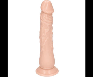 European Lover 23cm Sugproppsdildo har en autentisk textur och stark sugpropp, idealisk för användning med vattenbaserat glidmedel.