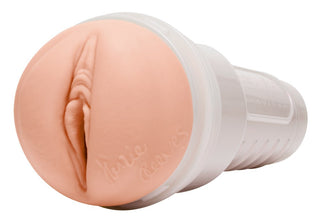 Kenzie Reeves Creampuff Fleshlight är en realistisk vuxenleksak med vitt handtag, designad för en erotisk upplevelse.