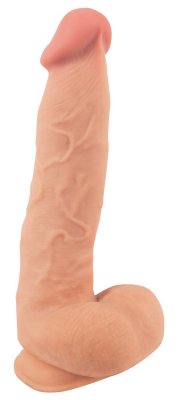 Upptäck Nature Skin Realistisk Dildo 25 cm, en realistisk beige dildo som erbjuder verklighetstrogen njutning med sin strukturerade yta och anatomiska detaljer. Njut av handsfree-nöjen när som helst med sin säkra sugkopp-bas.