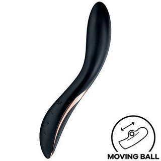 Satisfyer Rrrolling Pleasure Black är en elegant personlig massageapparat med en rörlig bollmekanism och guldaccenter för oöverträffad tillfredsställelse. Kombinera den med vattenbaserat glidmedel för förbättrade g-punkt-stimulans och oöverträffad njutning.