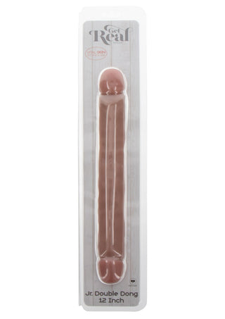 Toy Joy Dubbeldildo 12-tumsförpackningen framhäver dess kroppssäkert material och eleganta design, och lovar en tillfredsställande upplevelse.