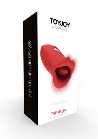 Toyjoy The Kisser är en livfull röd nöjesprodukt elegant designad för att simulera orala förnimmelser som en klitorisstimulator, som erbjuder en uppfriskande upplevelse.